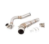SPAMFAFGHQ Sistema De Escape De Motocicleta Con Conexión Delantera Modificada Y Tubo De Enlace Intermedio De 51 Mm Para PCX 125 PCX 150 2011-2019