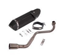 SPAMFAFGHQ Sistema De Escape Para Motocicleta Para GROM MSX125 MSX-125 MSX 125 SF 2013-2021 Tubo De Enlace Delantero Con Silenciador DB Killer(Style k)