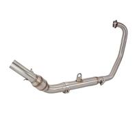 SPAMFAFGHQ Sistema Escape Para Motocicleta Para CFMoto NK250 250SR NK300 300SR Con Conexión Tubo Enlace Delantero Acero Inoxidable Modificado De 51 Mm(Estilo B)