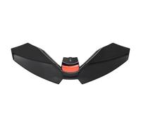SPAMFAFGHQ Spoiler Frontal ala Fija para Motocicleta Yamaha MT-09 MT09 SP 2024 2025 Lateral Ailerón Deflector De Aire(Matte Black)