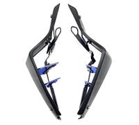 SPAMFAFGHQ Spoilers Laterales Desnudos Deportivos para Moto Carga Aerodinámica Deflectores De ala para Yamaha MT-09 MT09 MT 09 SP 2021-2023(Carbon Look-Blue)