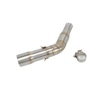 SPAMFAFGHQ Tubo De Conexión Del Silenciador De Escape De Motocicleta De 51 Mm Para Piaggio GTS300 Para Vespa GTS 125 250 300 2008-2020(Estilo A)