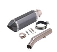 SPAMFAFGHQ Tubo De Escape Deslizante Para Y&amaha Para Tricker XG250 XT250 XG 250 2004-2008 Conector Adaptador De Silenciador(Style C)