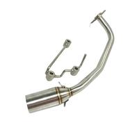SPAMFAFGHQ Tubo De Escape Lateral De Motocicleta Conector Frontal De 51 Mm Para PCX150 PCX125 PCX 150 125 2010 2011 2012 2013 2014 2015 2016 2017