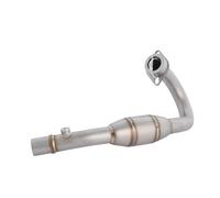 SPAMFAFGHQ Tubo Delantero Tubo De Enlace Central Deslizante De 51 Mm Sistemas De Escape Para Motocicleta Para CRF300L ABS Rally 2021-2025(Estilo B)
