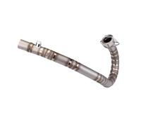 SPAMFAFGHQ Tubo Escape Aleación Titanio Para Motocicleta Para CRF300L CRF300 RALLY 2021 2022 2023 Tubo De Enlace Delantero Para Motocicleta Todoterreno(Titanio)