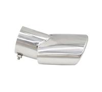 SPAMFAFGHQ Tubo Escape Trasero Coche Boquilla Silenciador PARA CRV CR-V 2012 2013 2014 2015 Redondo Acero Inox Accesorios Estilo(Plata)