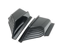 SPAMFAFGHQ Winglet Protector De Alerón Delantero Spoiler Lateral para Motocross Cubrealas para ADV150 ADV 150 2019 2020 2021 2022 2023(Carbon Look)