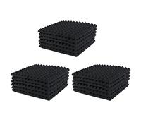 Spamietz 18 Piezas Paneles Acústicos, Tablero de Espuma para Estudio, Baldosas de Cuña de Cortafuegos Absorbentes de Sonido Que Ayudan Una Reducir El Eco Y El Ruido Innecesario