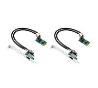 Spamietz 2 adaptadores de red Gigabit Base-T de 2,5 G I225 chip 2500 Mbps M.2 B/M clave a tarjeta PCIe Ethernet RJ45 LAN controlador tarjeta
