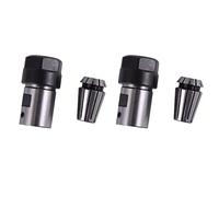 Spamietz 2 unidades C20 Er16 32L 8mm portabrocas de la abrazadera del motor del husillo + 2 unidades Er16-1/8 (3.175) mm Collet
