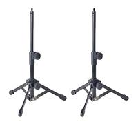 Spamietz 2X Mini Soporte de MicróFono de TríPode de Sobremesa con Rosca de 1/4 de Pulgada para Reuniones Conferencias Habla Y Etc.