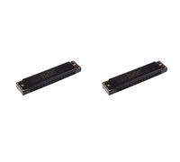 Spamietz 2X para Ninos Instrumentos Musicales Metal 32 Agujeros - Negro