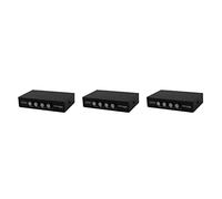 Spamietz 3X más mini 4 puertos USB impresora escáner compartir compartir compartir interruptor divisor caja hub
