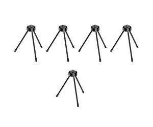Spamietz 5 mini trípode de metal, trípode de mesa con 1/4 de pulgada, apto para proyectores y todas las cámaras