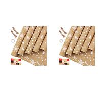 Spamietz Hojas de Papel para Envolver, para la Fiesta de Cumpleaños de Navidad Papel de Envolver Juego de 10 Papeles para Envolver Regalos, Papel para Envolver Regalos para Regalo