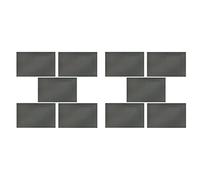 Spamietz Película polarizadora lineal LCD/LED Filtro polarizado Hoja de película polarización para fotografía de polarización 10PCS (con adhesivo)