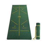 SPANCARE PHARMACEUTICALS Tapete de yoga de alineación corporal + elegante correa de yoga para hombres y mujeres (6 mm, verde)