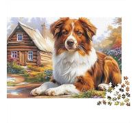 Spaniel Springer 1000 Piezas Rompecabezas Divertidos Actividades Familiares Español Otoño Prado Jigsaw Desafíos Difíciles para Familiares Y Amigos 70x50cm/1000pcs