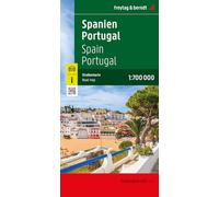 Spanien - Portugal, Straßenkarte 1:700.000, freytag & berndt: AK 0515