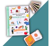 Spanish and English Bilingual Minibooks - My First Words: Minilibros para aprender las primeras palabras en español e inglés. ¡Incluye un puzle!: 5 (Books for babies)