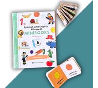 Spanish and English Bilingual Minibooks - My First Words: Minilibros para aprender las primeras palabras en español e inglés. ¡Incluye un puzle!: 5 (Books for babies)