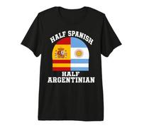 Spanish Argentinian Half Spain Argentina Espana Argentina Camiseta Premium