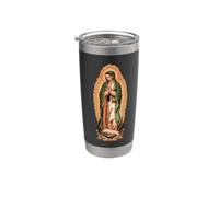 Spanish Christian Quote Mexican Bible Verse Religious Faith Vaso térmico de acero inoxidable de doble pared