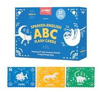 Spanish-English ABC Flash Cards: 27 Bilingual Alphabet Flash Cards Featuring Latin American Animals in a Papel Picado Design: 6 (Sí Sabo Kids)