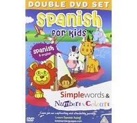 Spanish for Kids DVD Set: Simple Words & Number and Colours [Reino Unido]