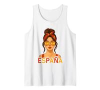 Spanish Girl España Spain Flag Spanish Girlfriend Wife Camiseta sin Mangas