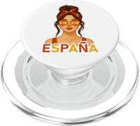 Spanish Girl España Spain Flag Spanish Girlfriend Wife PopSockets PopGrip para MagSafe