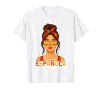 Spanish Girl Española Spain Flag Spanish Girlfriend Wife Camiseta