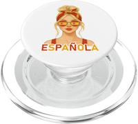 Spanish Girl Española Spain Flag Spanish Girlfriend Wife PopSockets PopGrip para MagSafe