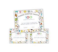 Spanish I Can Count to 100 Sheets Award 50pk 21.6x27.9 cm Hoja de Contar Hasta Certificado Otorgar Achievement Chart Para Maestras de Primaria
