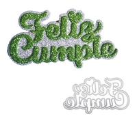 Spanish Love You - Troqueles de corte de metal para hacer tarjetas de papel, álbumes de recortes, manualidades, decoración de troqueles de tarjetas, 3.19 x 1.81 pulgadas