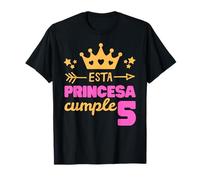 Spanish Princess Birthday Girl - 5 Years Old Camiseta