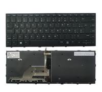 Spanish SP/Latin LA Laptop Keyboard for HP Probook 640 G4 645 G4 645 G5 430 G5 440 G5 445 G5 with Silver Black Frame (Color : Black LA Backlit)