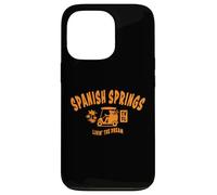 Spanish Springs TV Florida USA - Carrito de golf con diseño de palmeras Carcasa para iPhone 13 Pro