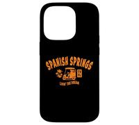 Spanish Springs TV Florida USA - Carrito de golf con diseño de palmeras Carcasa para iPhone 14 Pro