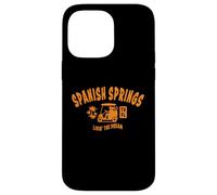 Spanish Springs TV Florida USA - Carrito de golf con diseño de palmeras Carcasa para iPhone 14 Pro Max