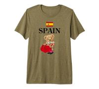 Spanish Teddy Bear Bull Fighter, Spain Illustration Graphic Camiseta Premium
