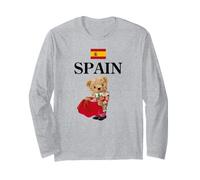 Spanish Teddy Bear Bull Fighter, Spain Illustration Graphic Manga Larga