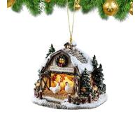 Spanish Title: para El Árbol De Navidad | De Casa Acrílico 2D - Decoraciones Navideñas para Casa De Interior - para Ventana Y Fiesta Y Vacaciones Y Hogar Y Pared Y Coche Y Mochila Y