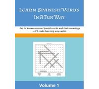 Spanish Verbs Word Search: Learn Spanish verbs in a fun way with these Word Find Puzzles |6x9 inches, 110 pages| 50+ puzzles... Gifts for Students, ... active mind. (Learning Spanish in a fun way)