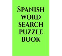 Spanish word search puzzle book