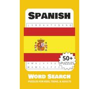 Spanish Word Search Puzzle Book: Word Searches with Easy to Read Print about the Spanish, Language, Education, and More | 6x9 inches, 110 pages | 50+ ... Gift for Vacations, Holidays, and Free Times
