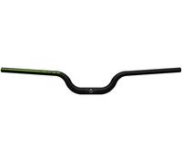 Spank Cintre Spoon ¯31,8mm, 800mm Rise 75mm Noir/Green Percha para Bicicleta de montaña, Unisex Adulto, Negro y Verde, 31.8mm