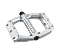 Spank Cuchara 100 Pedales - Plataforma, Aluminio, 9/16 ", 100mm Ancho, Raw Plata