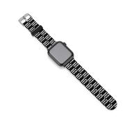 SPANK ME I'VE BEEN NAUGHTY - Correa novedosa compatible con correas de reloj inteligente IWatch, divertidas y suaves de 38 mm/40 mm, 42 mm/44 mm, 38mm/40mm, Silicona, No es una piedra preciosa